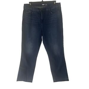 Old Navy Women's Plus Size 18 Tall Dark Wash Flare High Rise Jeans